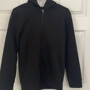 Black zip up hoodie